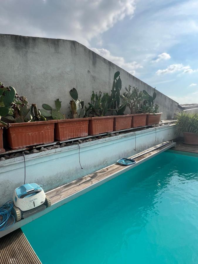 Ferienwohnung Amala, Luxury Pool Loft San Nicola La Strada Exterior foto